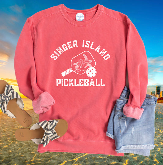 Singer Island Crew Sweatshirts - Comfort Colors