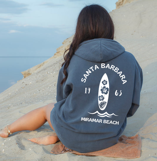 Santa Barbara - Miramar Beach - Hoodie - Comfort Colors