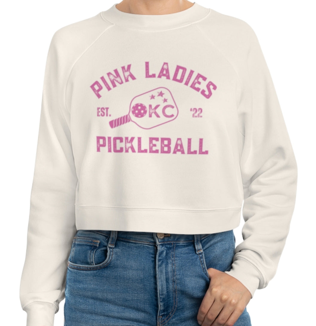 Pink Ladies - Women's Cropped Fleece Pullover