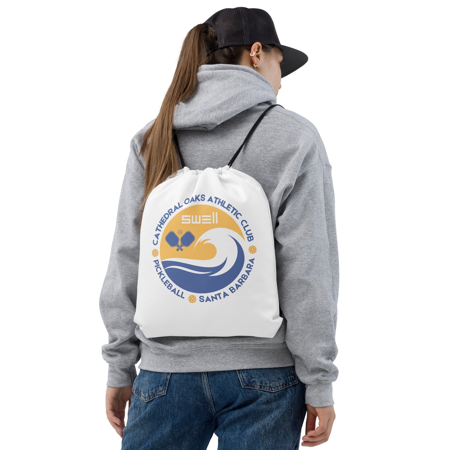 Cathedral Oaks SWELL Pickleball Drawstring bag
