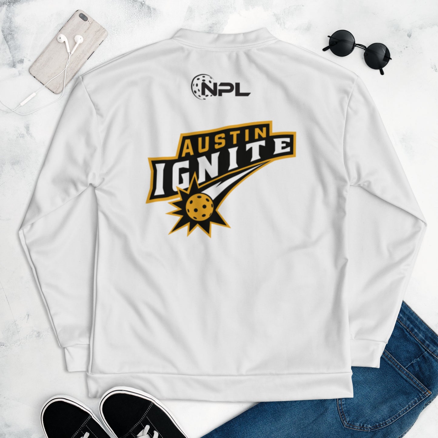 Austin Ignite Unisex Jacket- 100% Poly 6.9 oz. Customize any side free