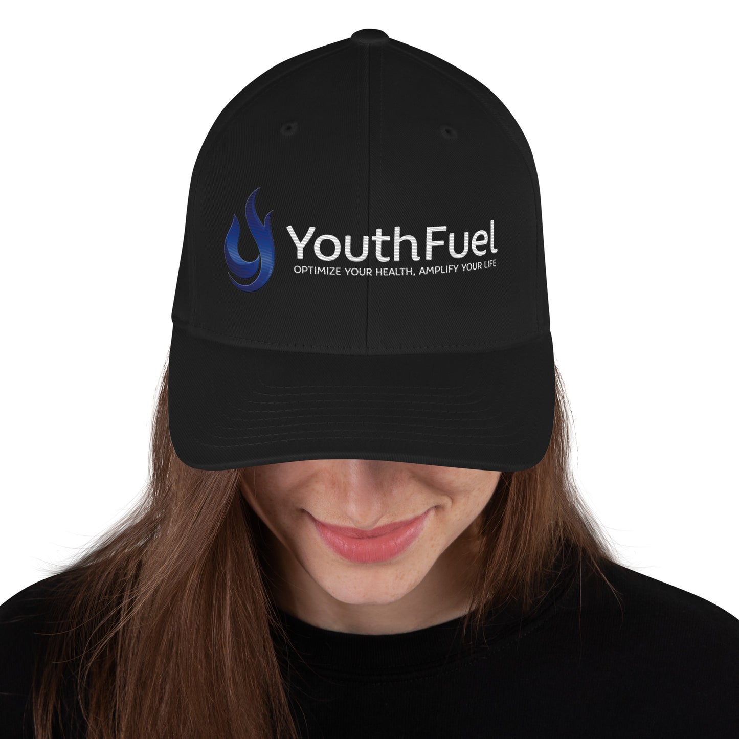 YouthFuel Embroidered Structured Twill Hat - Athletic