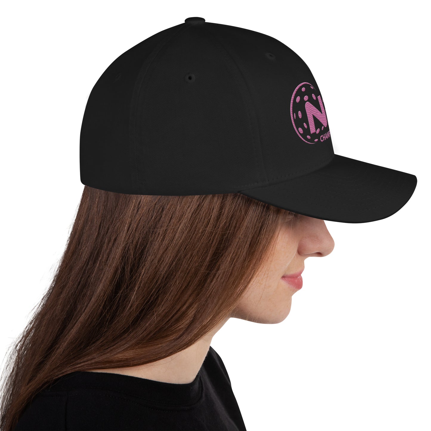NPL Championship Weekend -Embroidered HOT Pink Structured Twill Cap