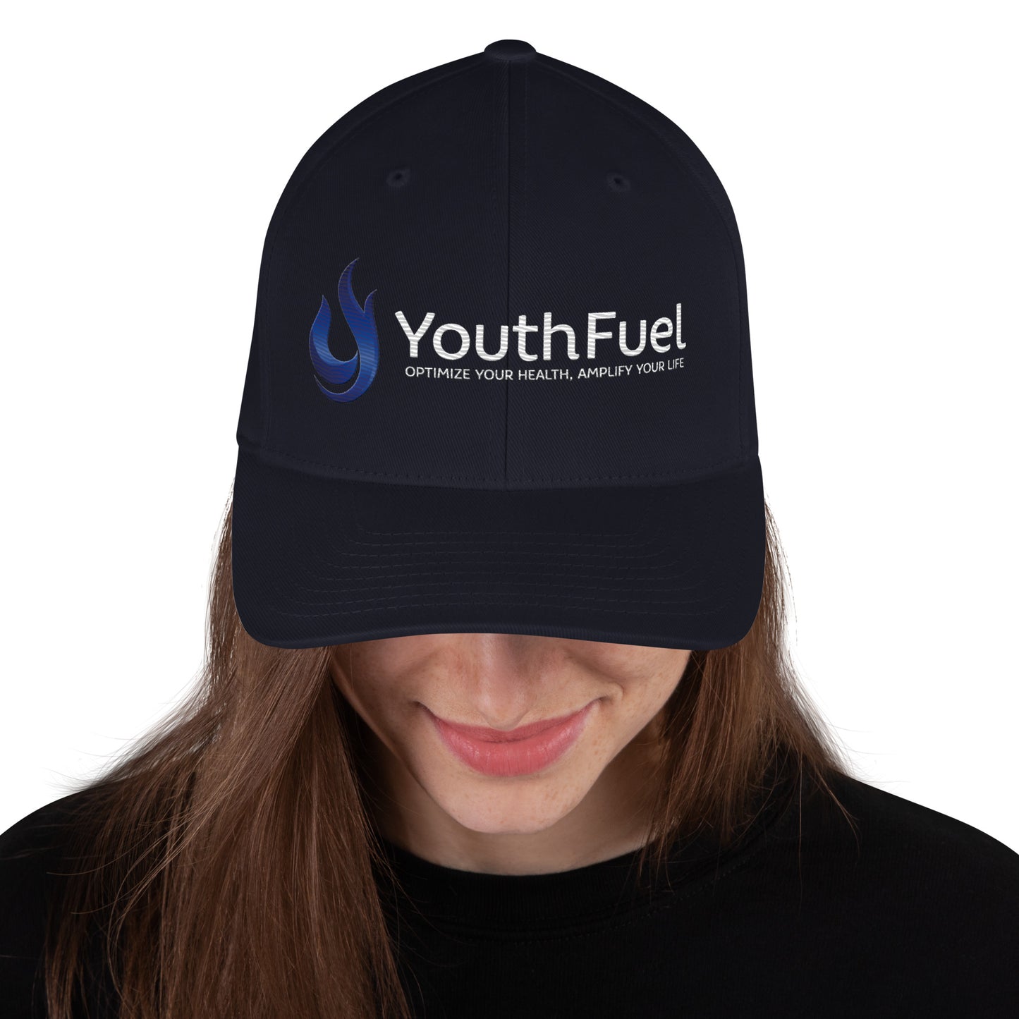 YouthFuel Embroidered Structured Twill Hat - Athletic