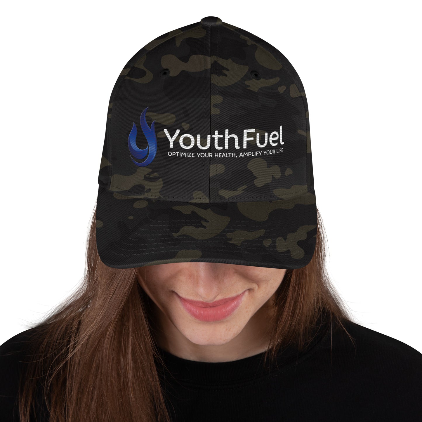 YouthFuel Embroidered Structured Twill Hat - Athletic