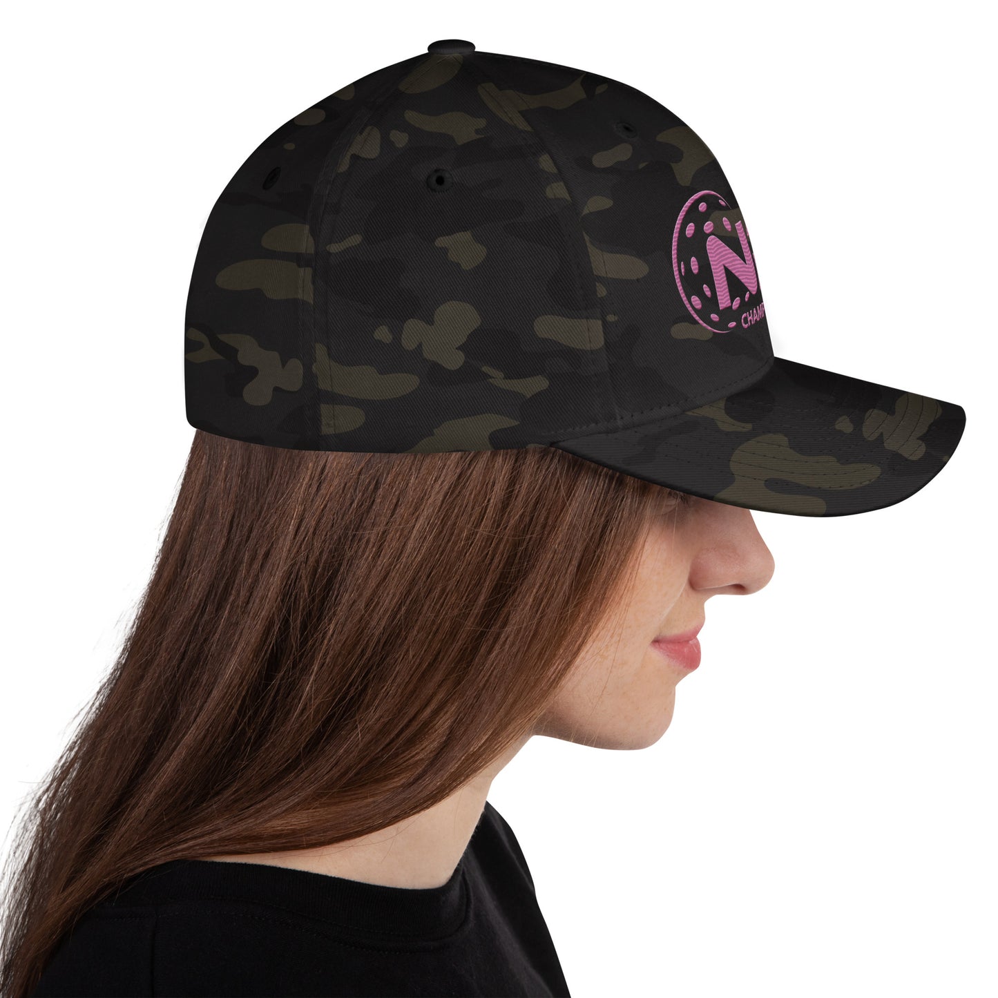 NPL Championship Weekend -Embroidered HOT Pink Structured Twill Cap