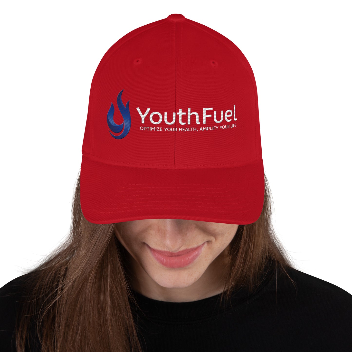 YouthFuel Embroidered Structured Twill Hat - Athletic