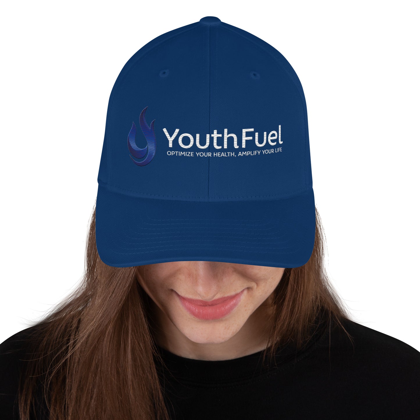 YouthFuel Embroidered Structured Twill Hat - Athletic