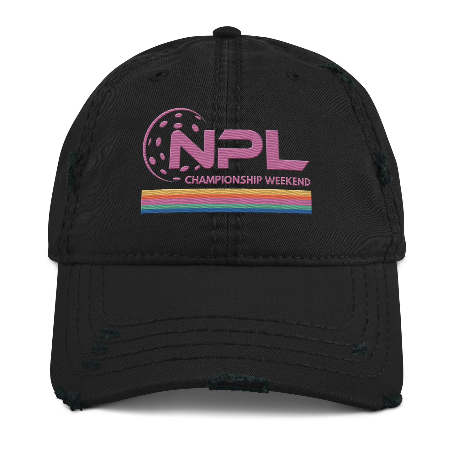 NPL Distressed EMBROIDERED Hat