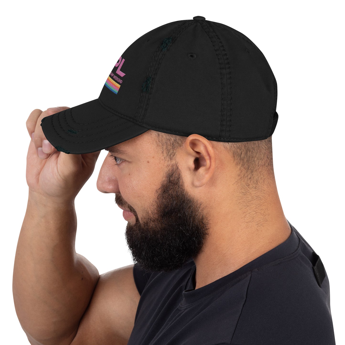 NPL Distressed EMBROIDERED Hat