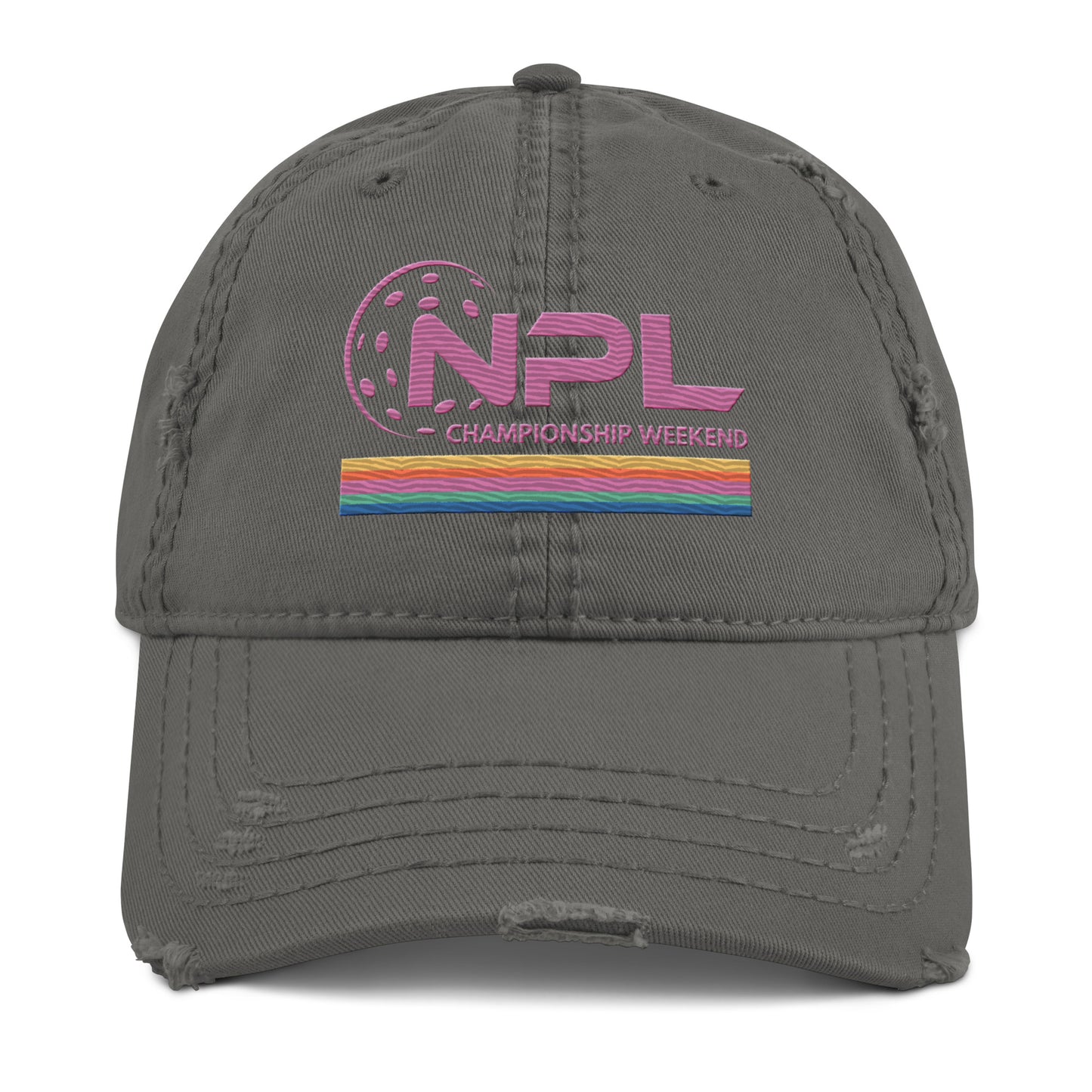 NPL Distressed EMBROIDERED Hat