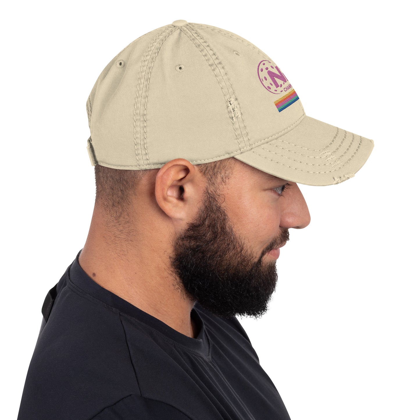 NPL Distressed EMBROIDERED Hat