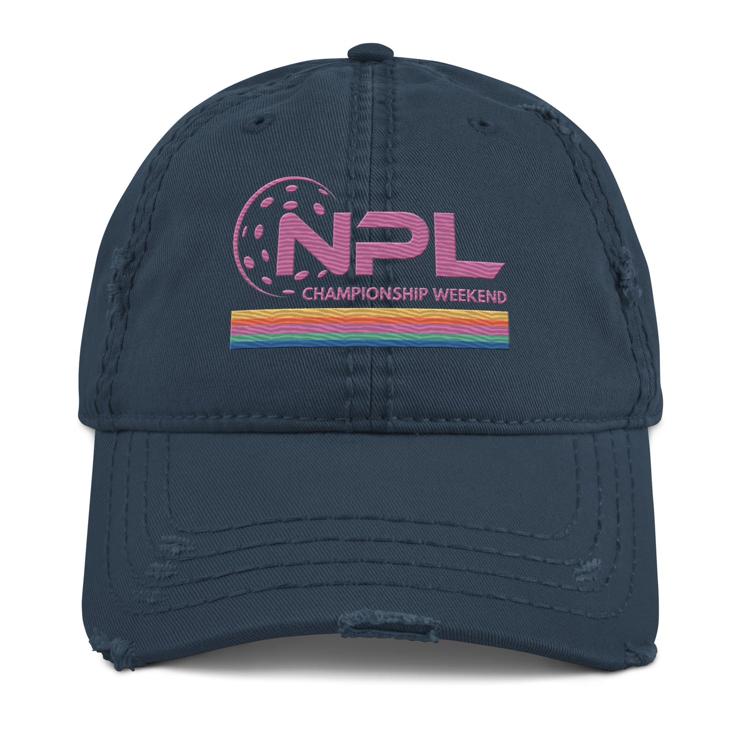 NPL Distressed EMBROIDERED Hat