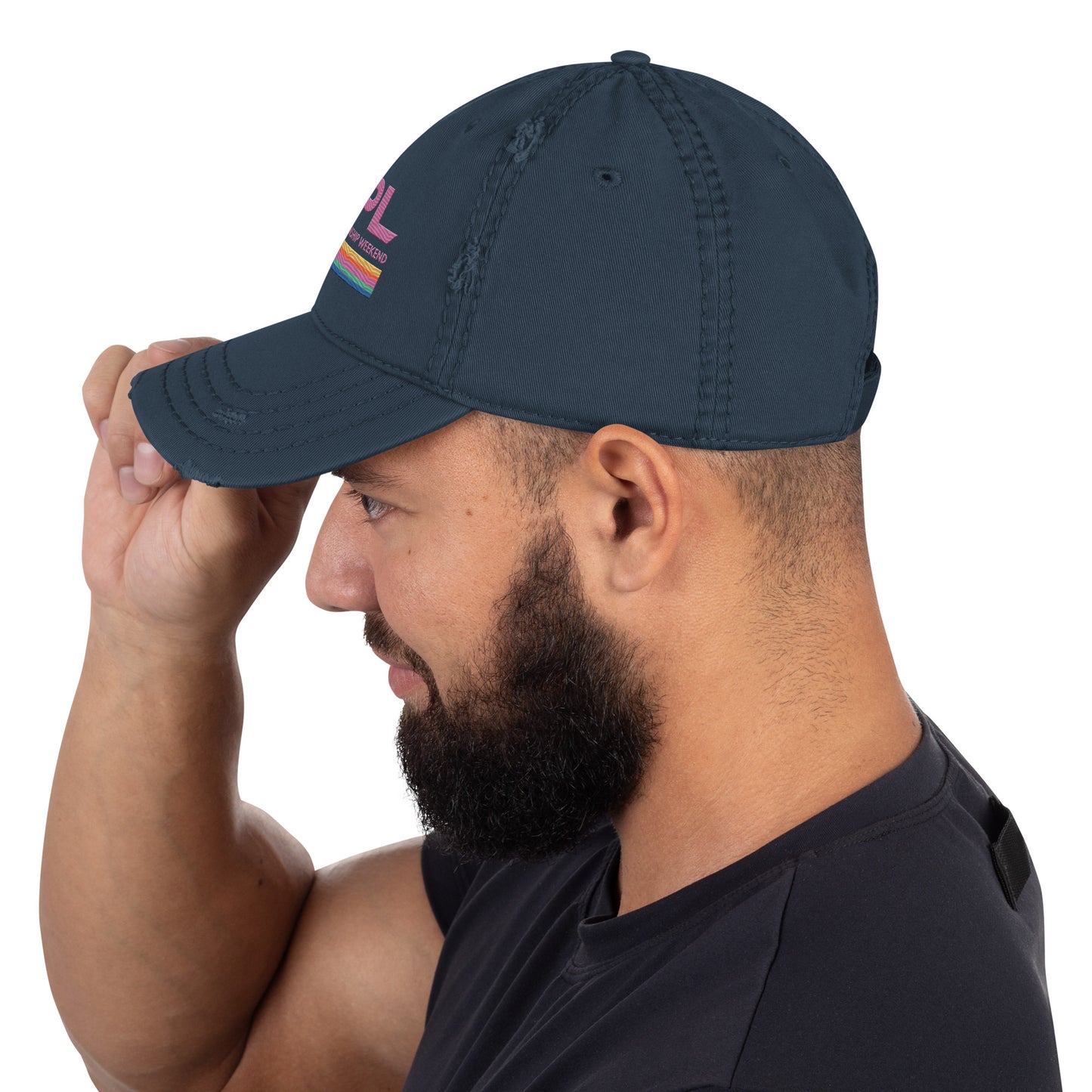 NPL Distressed EMBROIDERED Hat