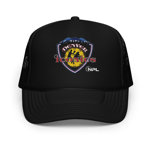 Denver Iconics Embroidered Foam trucker hat