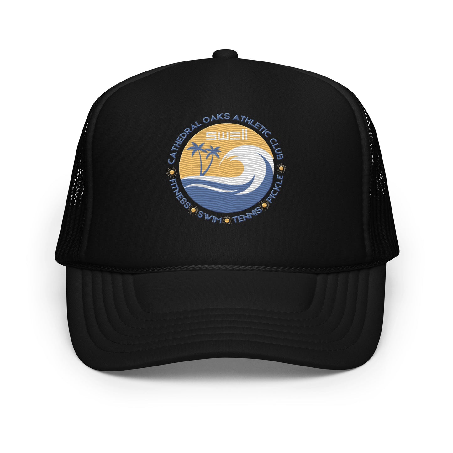 Cathedral Oaks Fitness/Tennis/Swim/Pickle Foam trucker hat