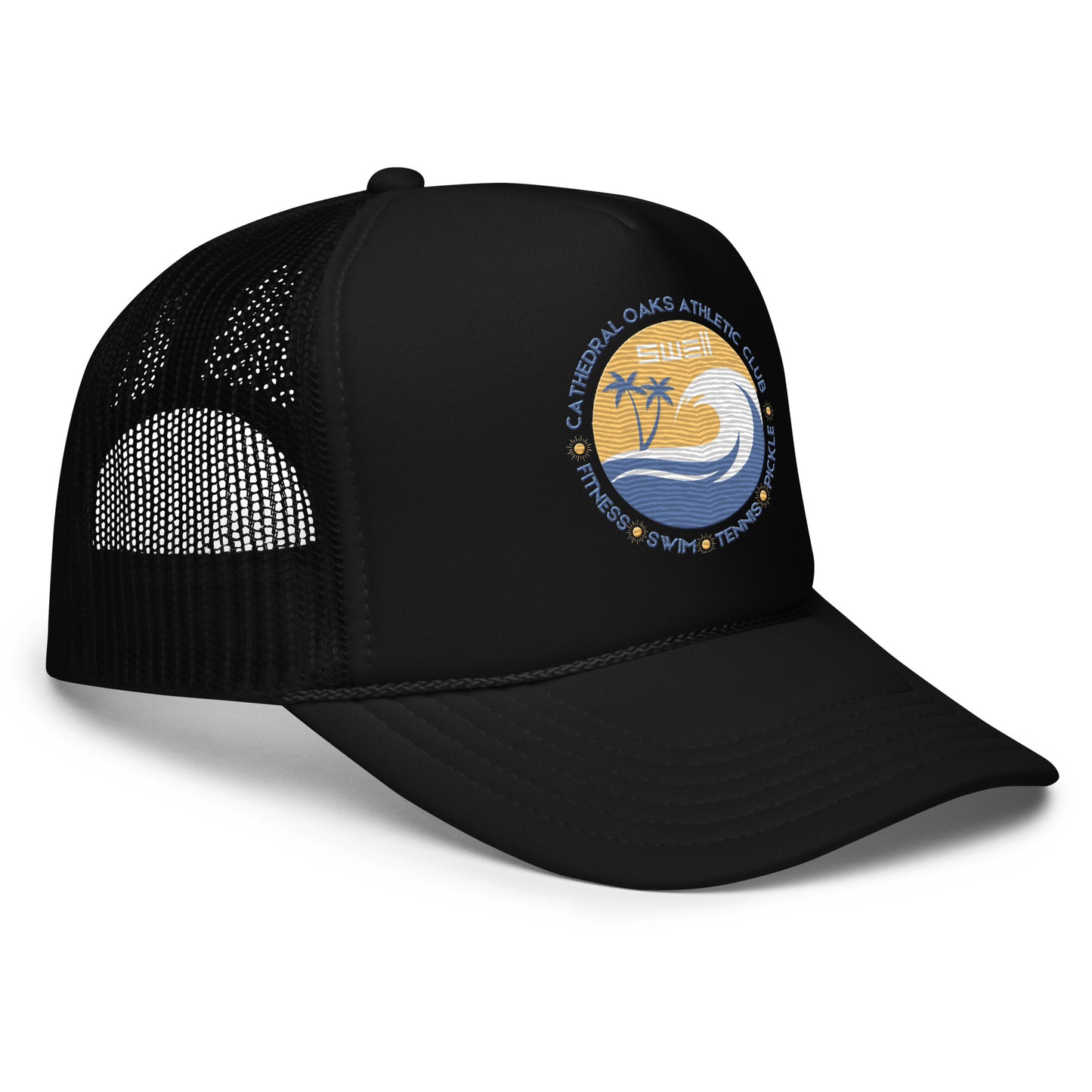 Cathedral Oaks Fitness/Tennis/Swim/Pickle Foam trucker hat