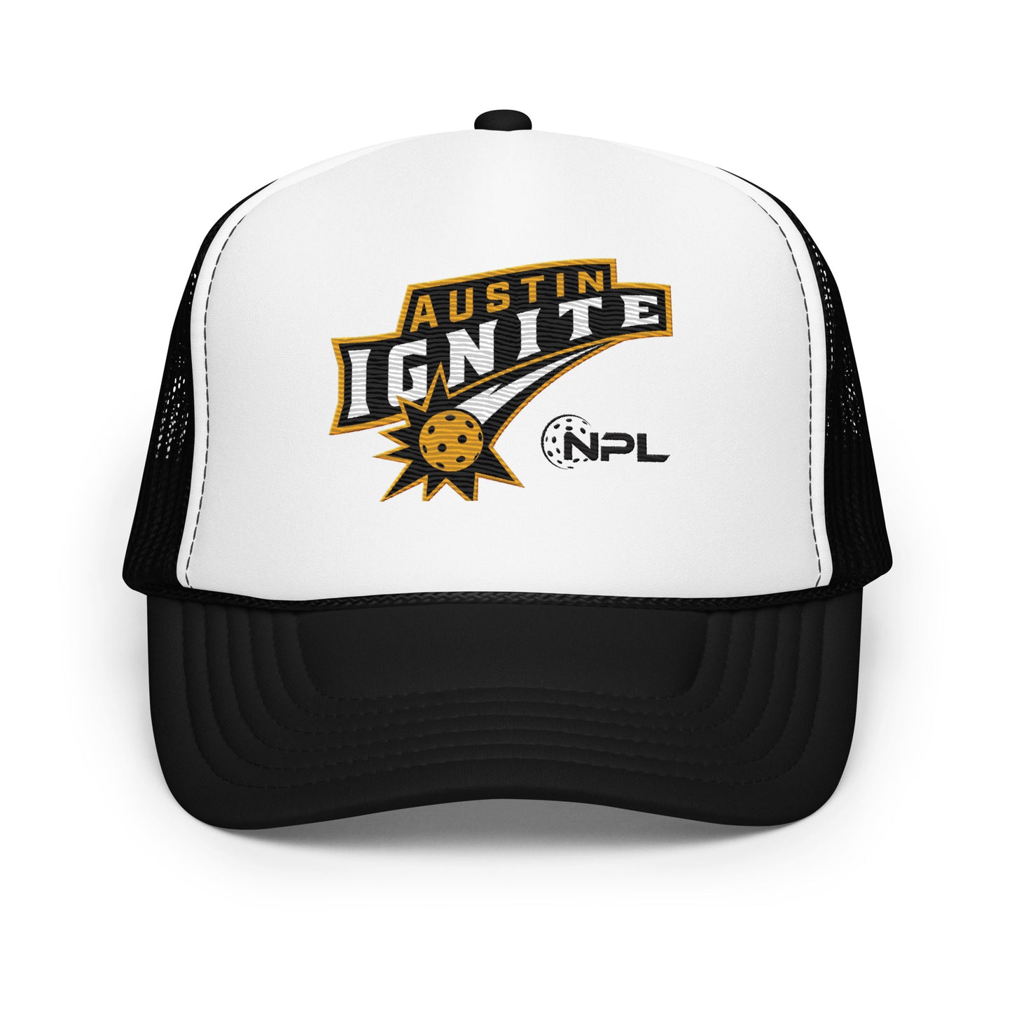 Austin Ignite (light colors)NPL Team Foam trucker hat