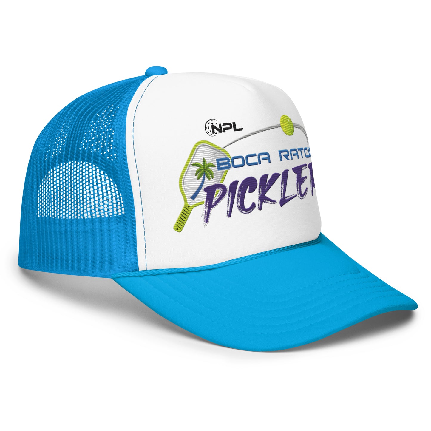 Boca Raton Picklers Embroiiderd Foam trucker hat