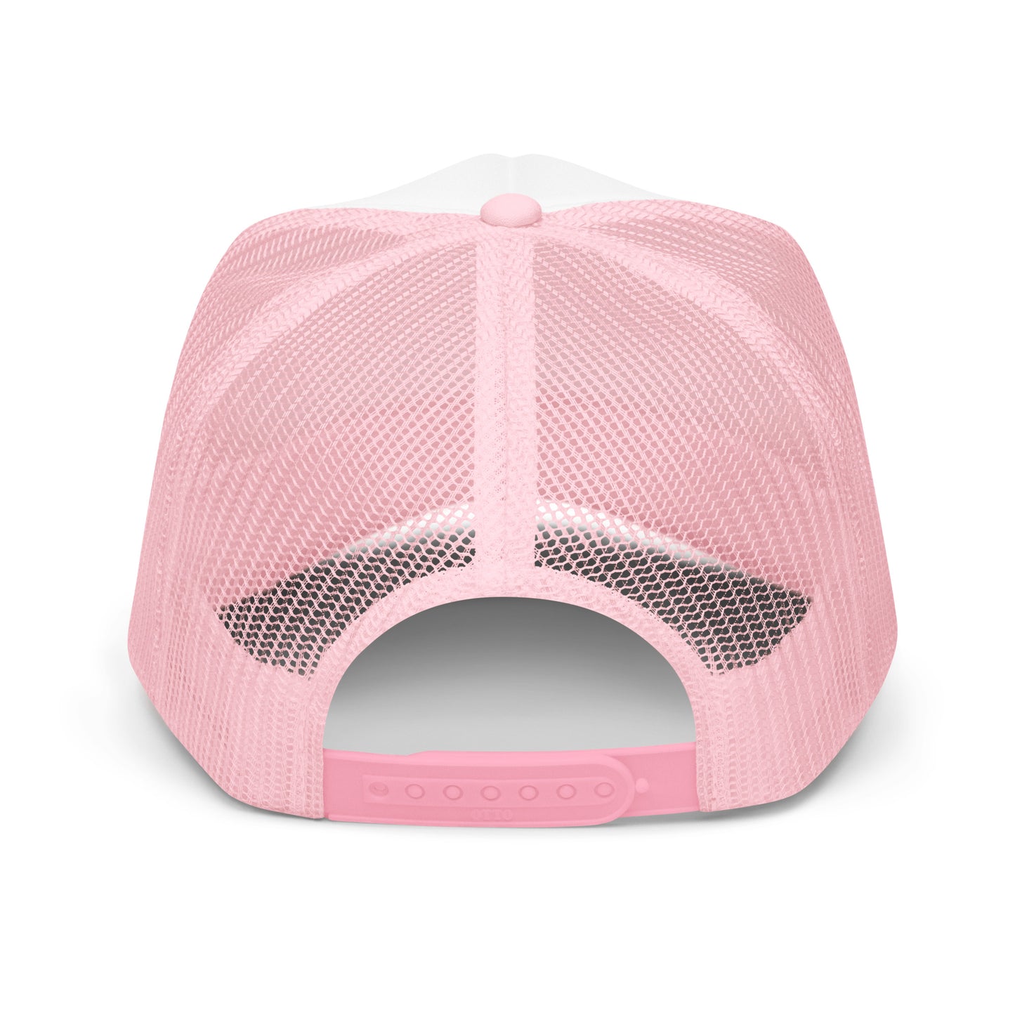 Pickleballer Embriodered Foam Trucker Hat - White, Black, Pink