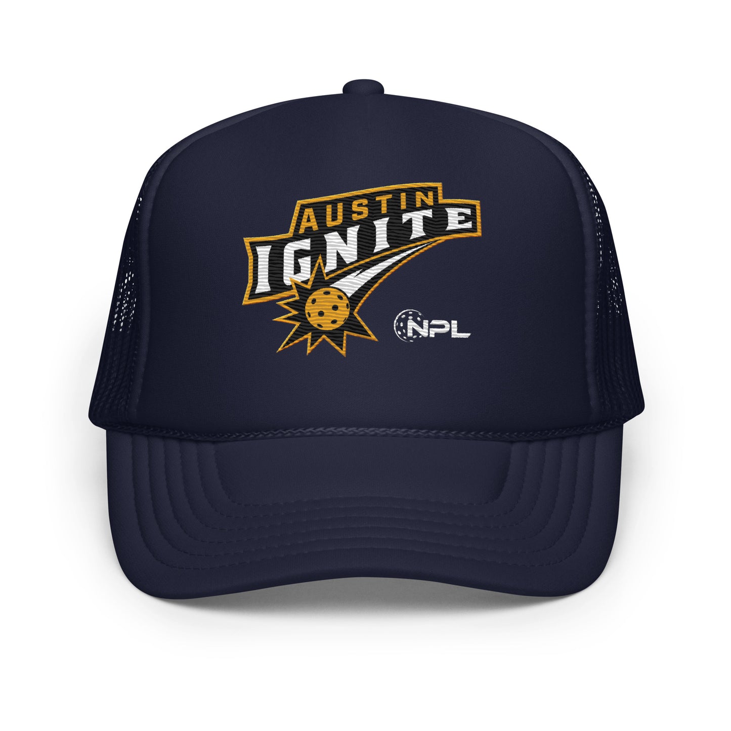 Austin Ignite (dark colors) NPL Team Foam trucker hat