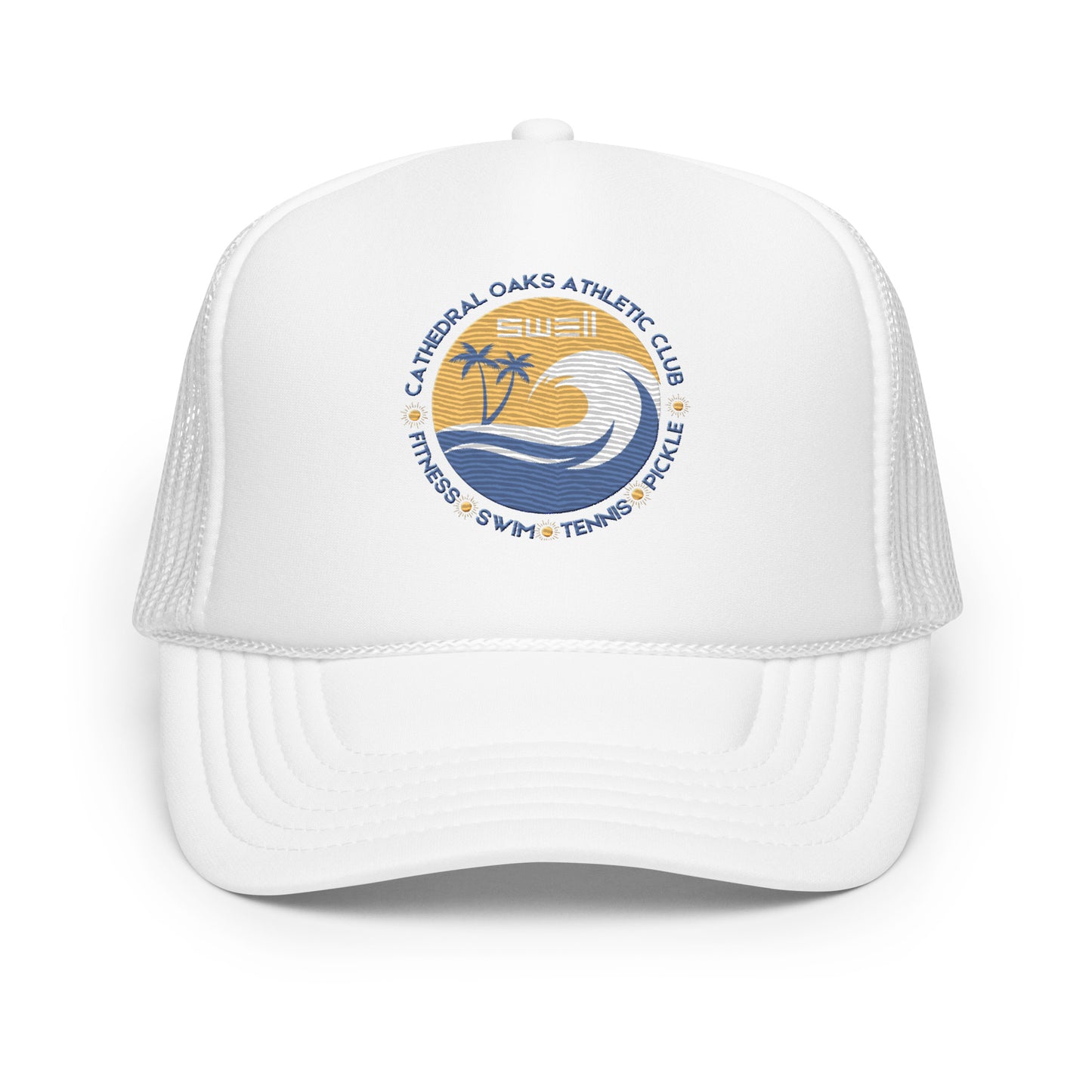 Cathedral Oaks Fitness/Tennis/Swim/Pickle Foam trucker hat