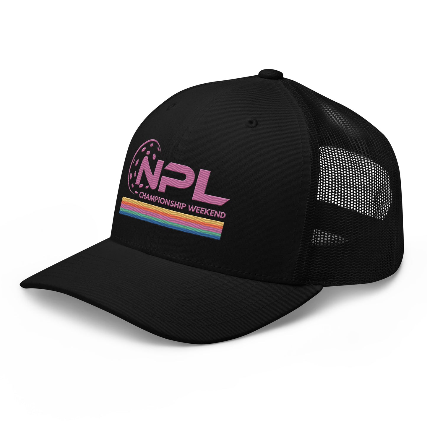 NPL National Championship Weekend Embroidered Trucker Hat Mesh Back