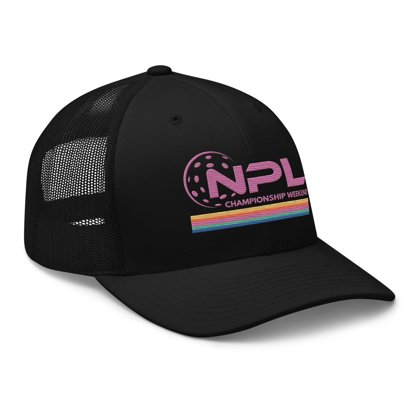 NPL National Championship Weekend Embroidered Trucker Hat Mesh Back