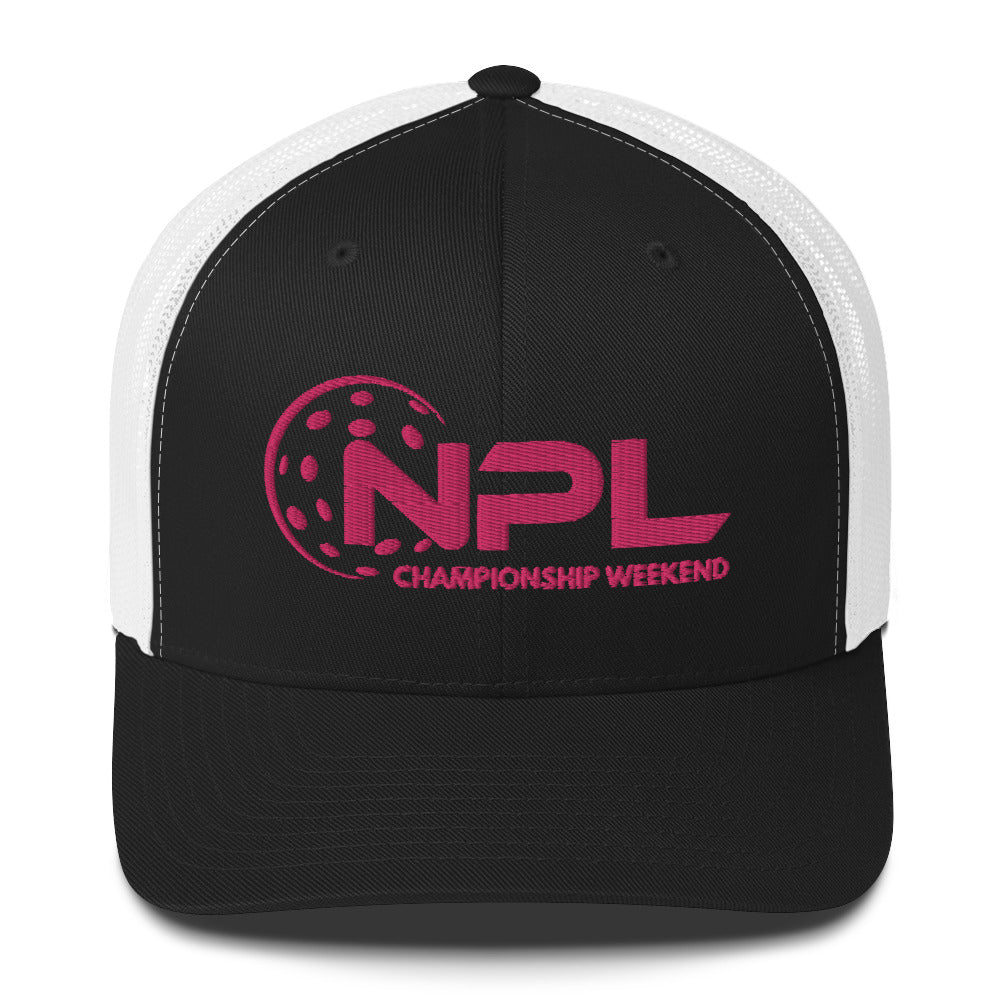 NPL Championship Weekend Embroidered Trucker Hat