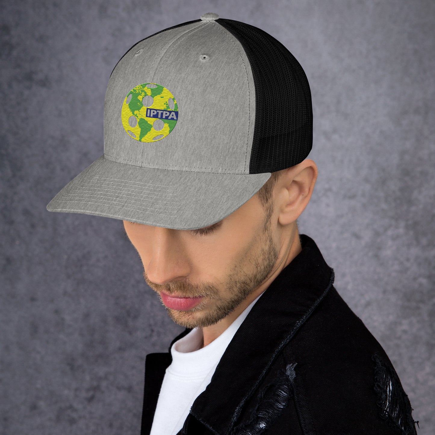 IPTPA Embroidered mesh back trucker hat