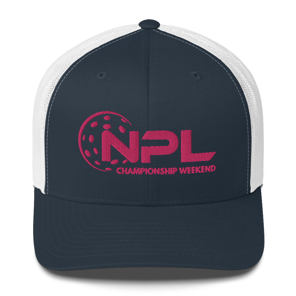 NPL Championship Weekend Embroidered Trucker Hat