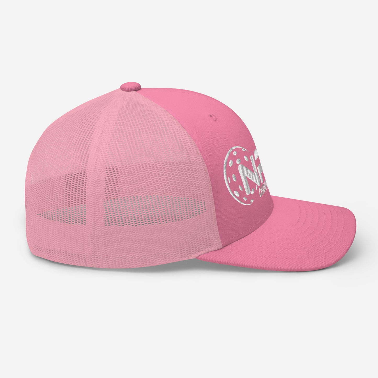 PINK Embroidered NPL National Championship Weeekend Mesh Trucker