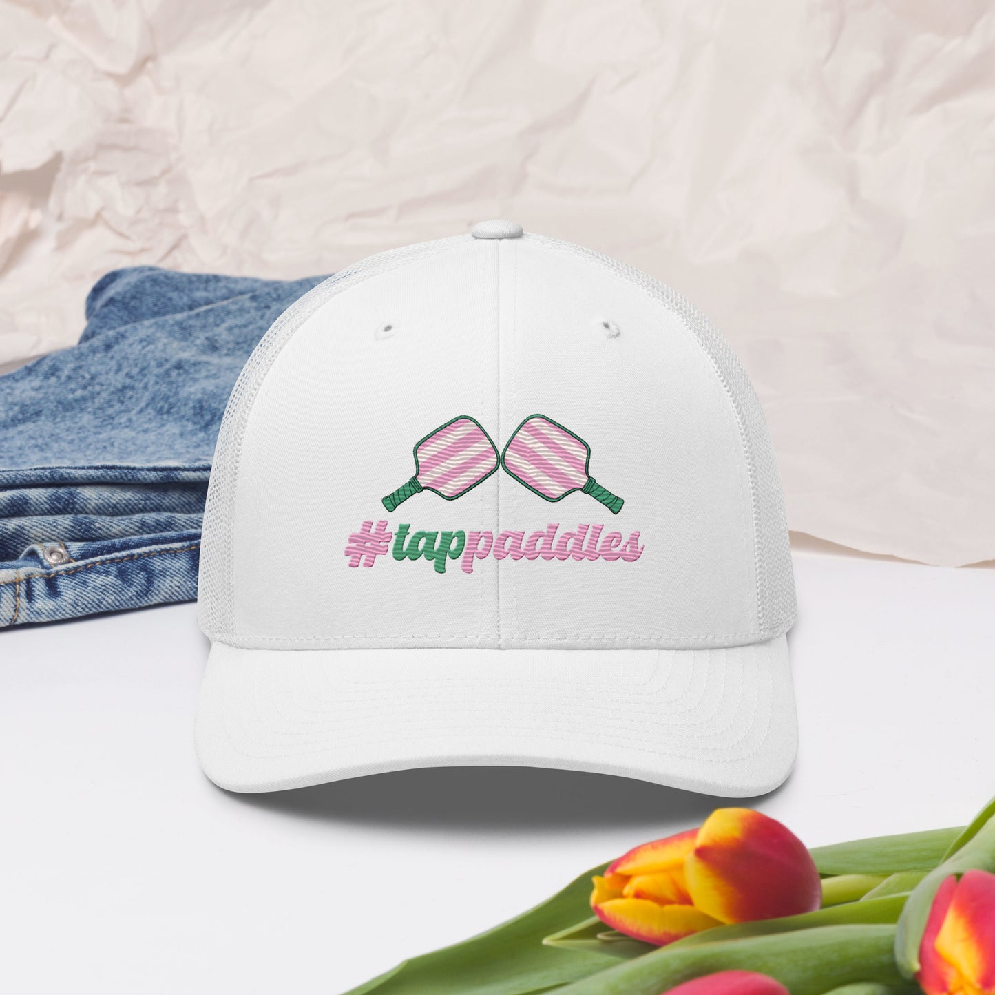 #Tappaddles Cotton/Poly Trucker Mesh Back Hat