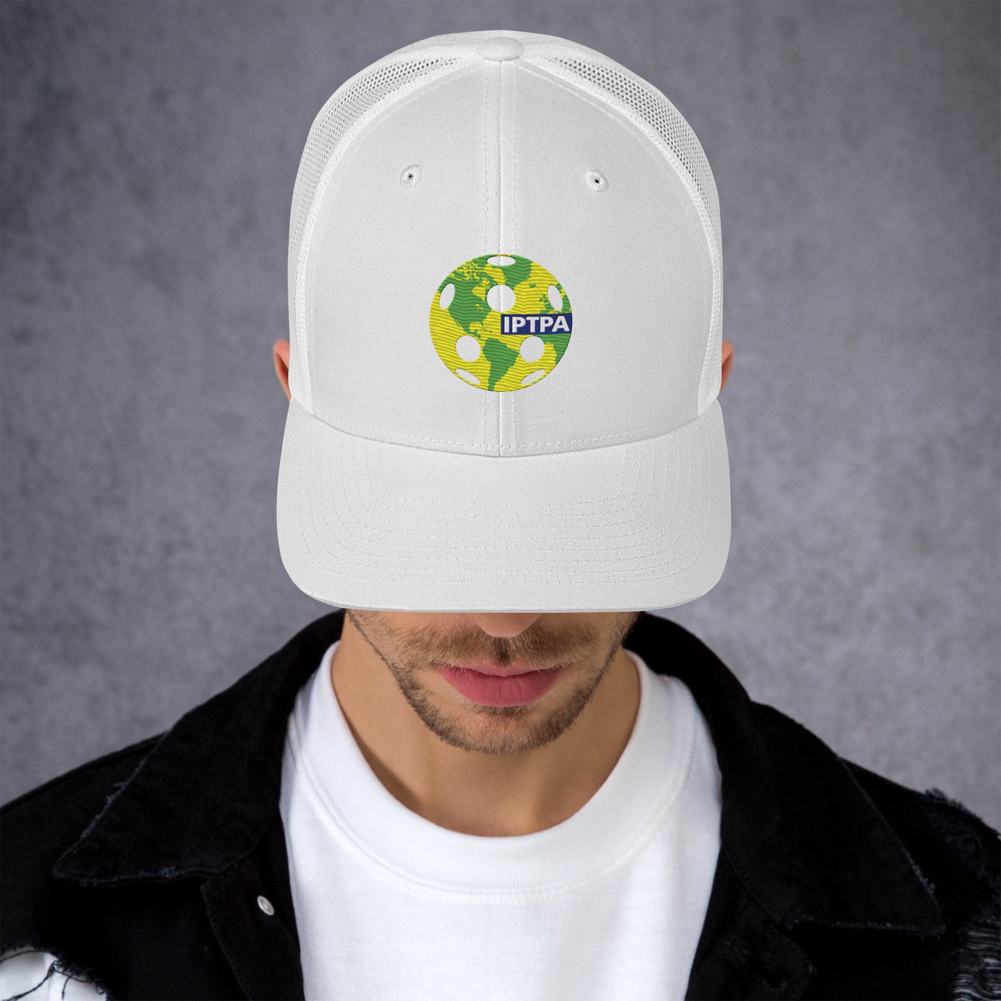 IPTPA Embroidered mesh back trucker hat