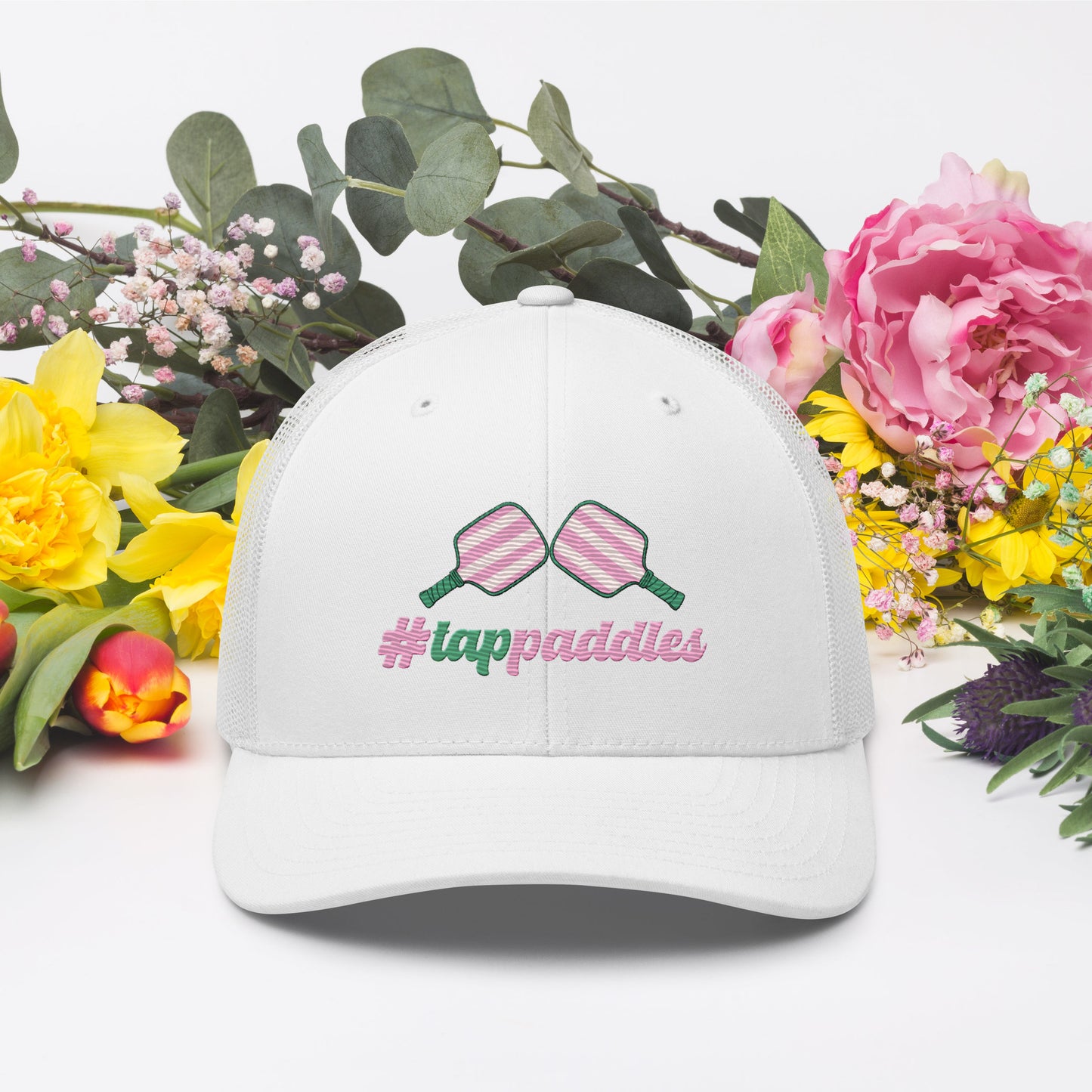 #Tappaddles Cotton/Poly Trucker Mesh Back Hat