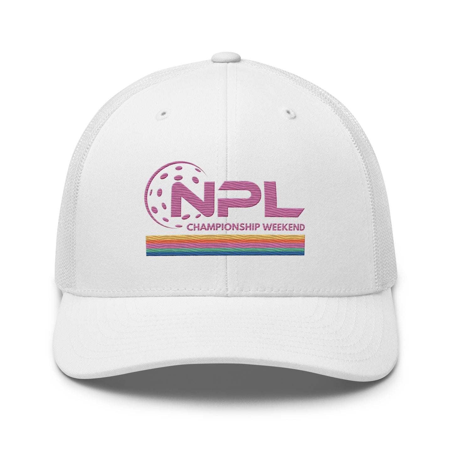 NPL National Championship Weekend Embroidered Trucker Hat Mesh Back