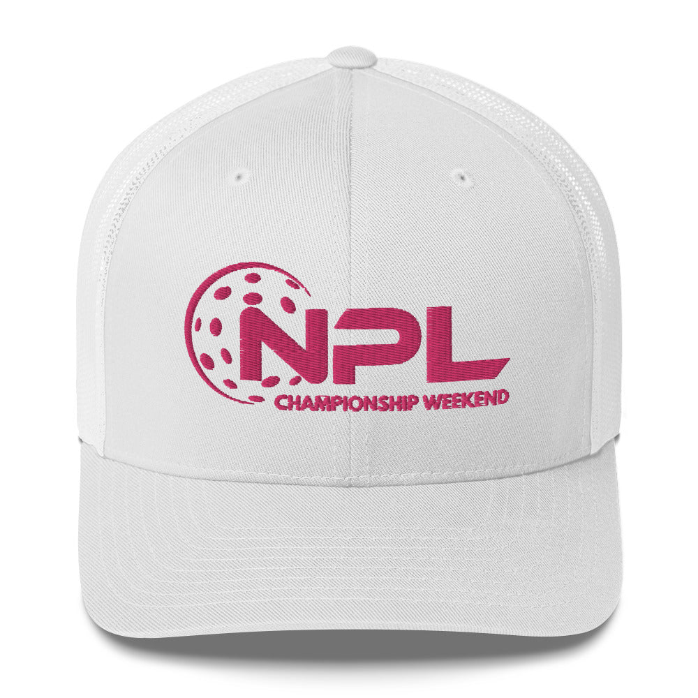 NPL Championship Weekend Embroidered Trucker Hat