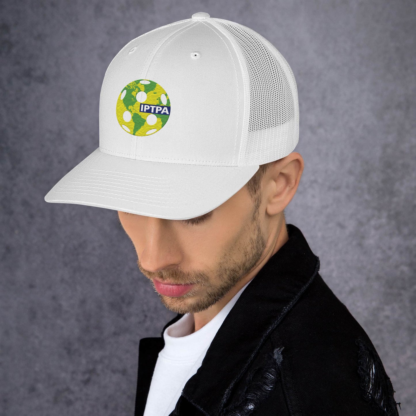 IPTPA Embroidered mesh back trucker hat
