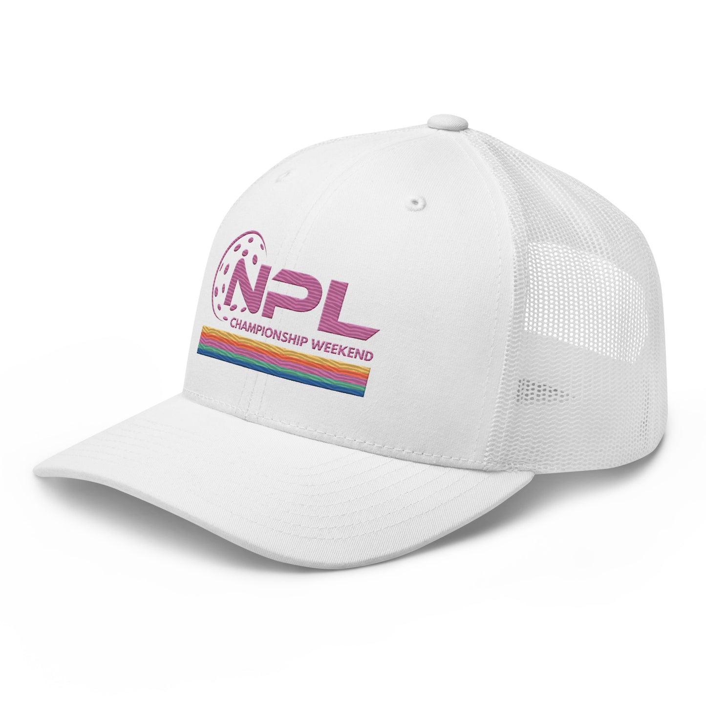 NPL National Championship Weekend Embroidered Trucker Hat Mesh Back