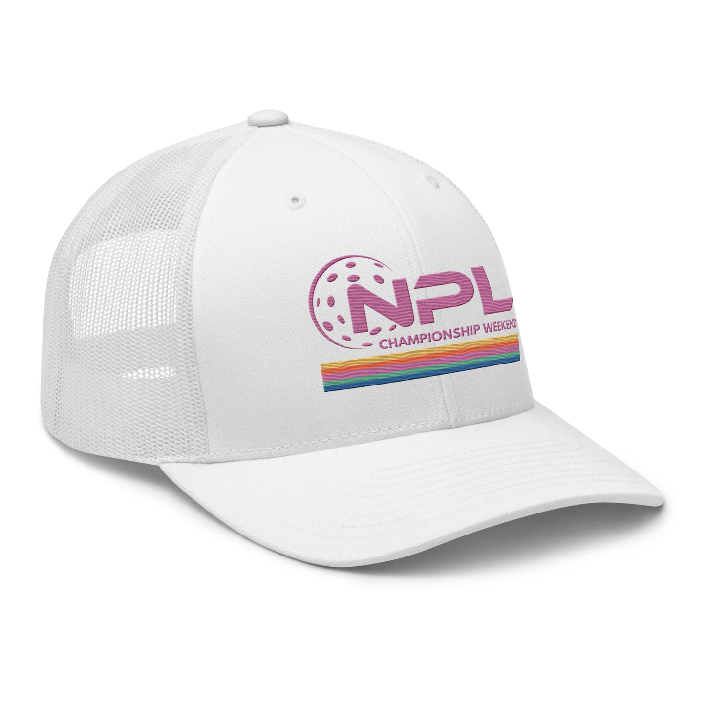 NPL National Championship Weekend Embroidered Trucker Hat Mesh Back