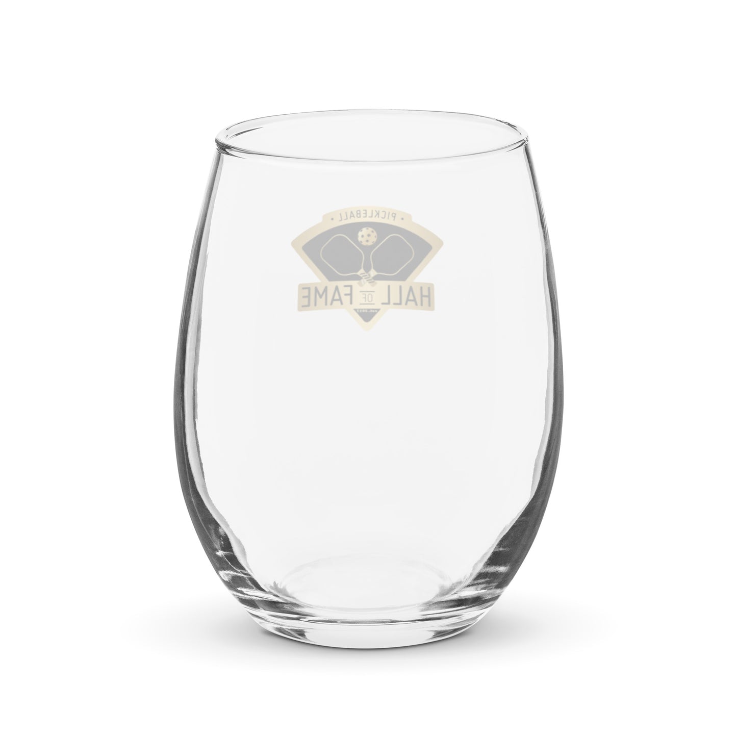 Pickleball Hall of Fame Stemless wine glass
