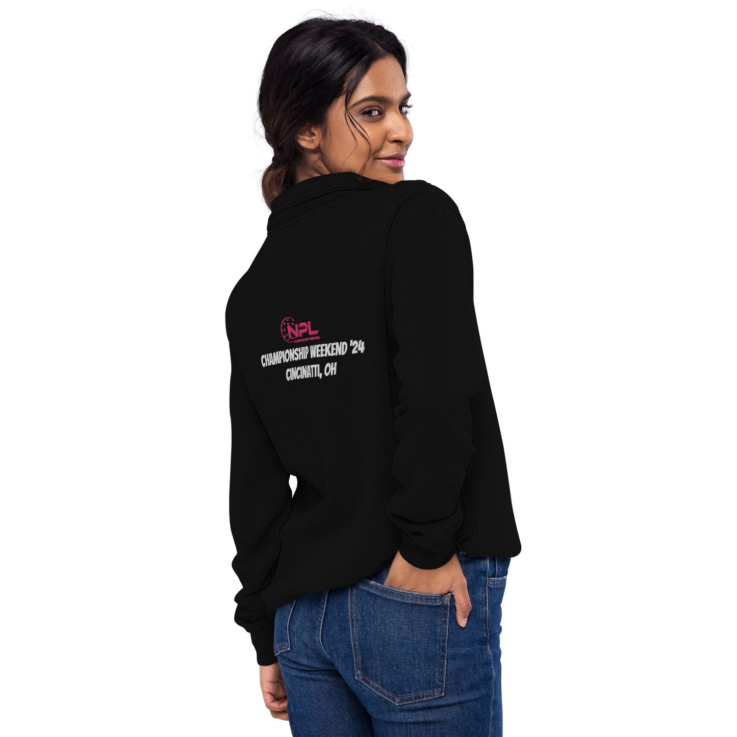 NPL Embroidered Unisex fleece pullover