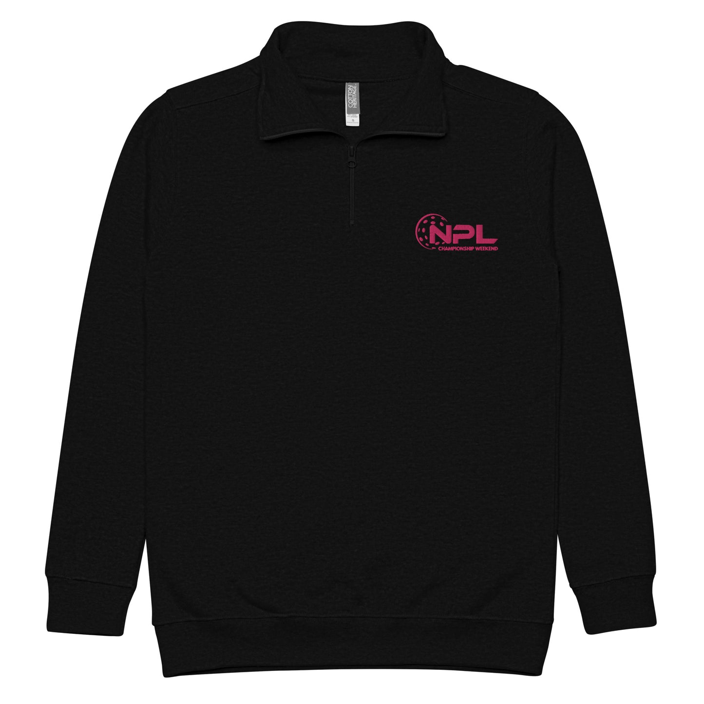 NPL Embroidered Unisex fleece pullover