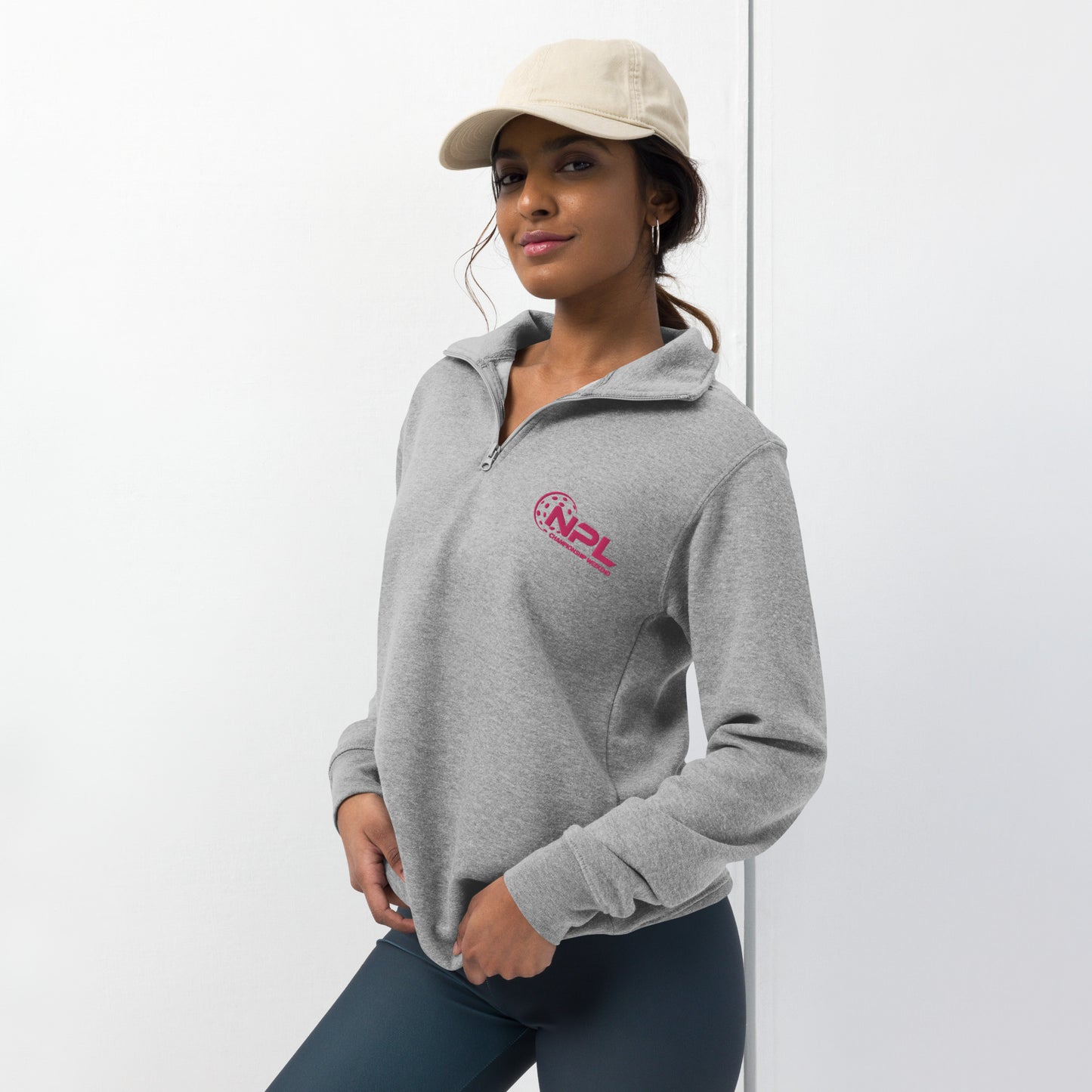 NPL Embroidered Unisex fleece pullover