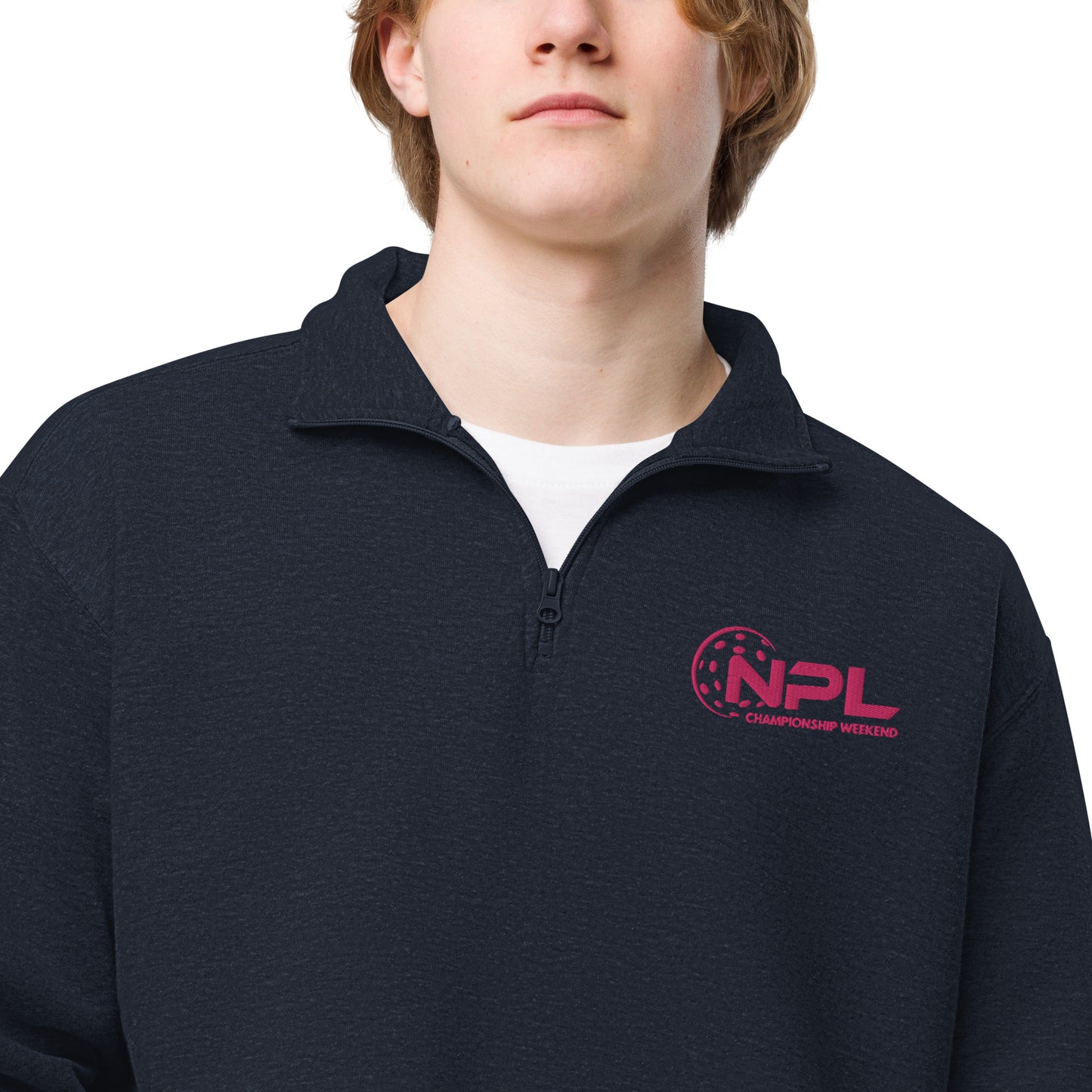 NPL Embroidered Unisex fleece pullover