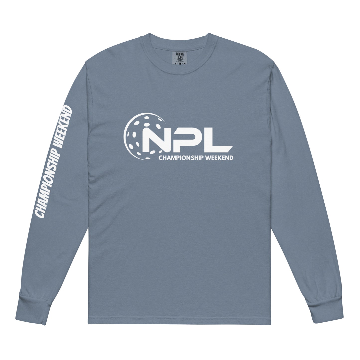Spackman Garment-dyed heavyweight long-sleeve shirt