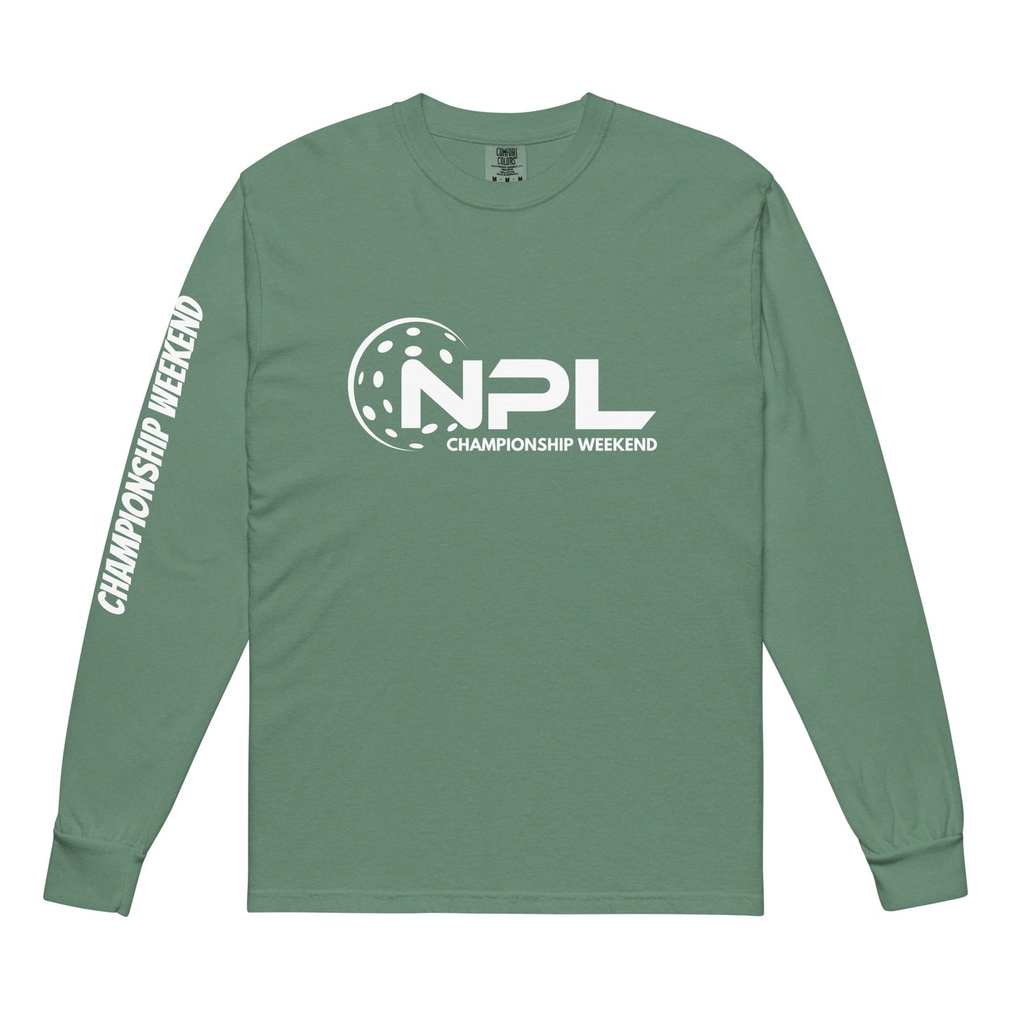 Spackman Garment-dyed heavyweight long-sleeve shirt