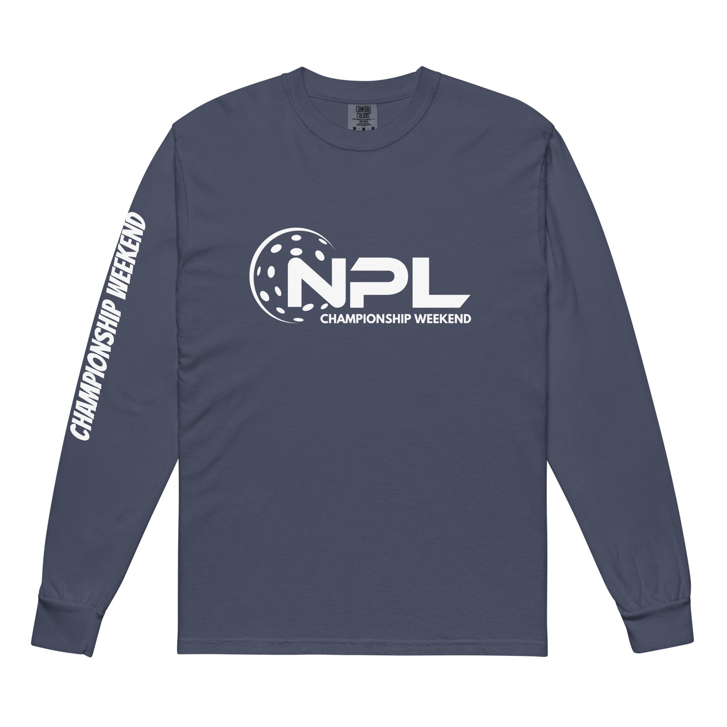 Spackman Garment-dyed heavyweight long-sleeve shirt