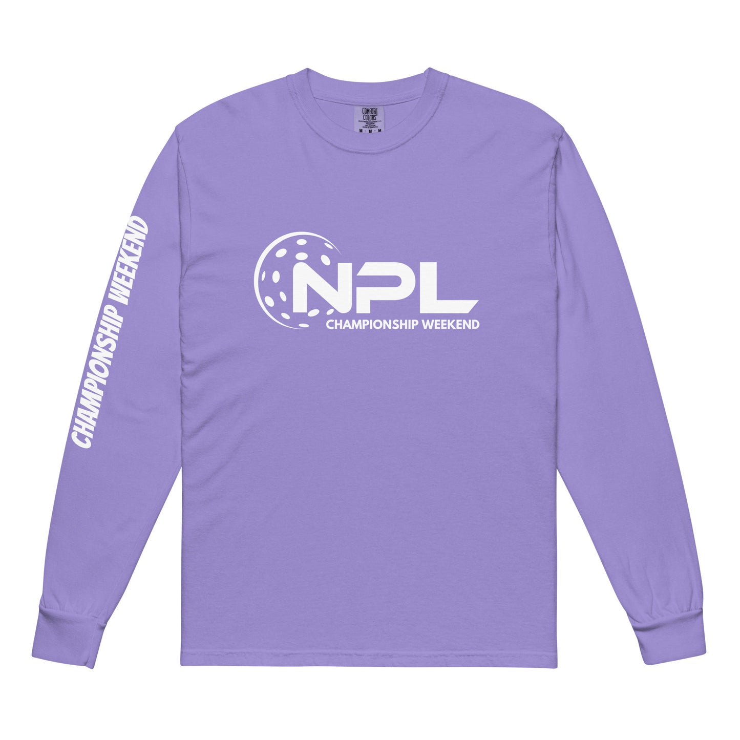 Spackman Garment-dyed heavyweight long-sleeve shirt