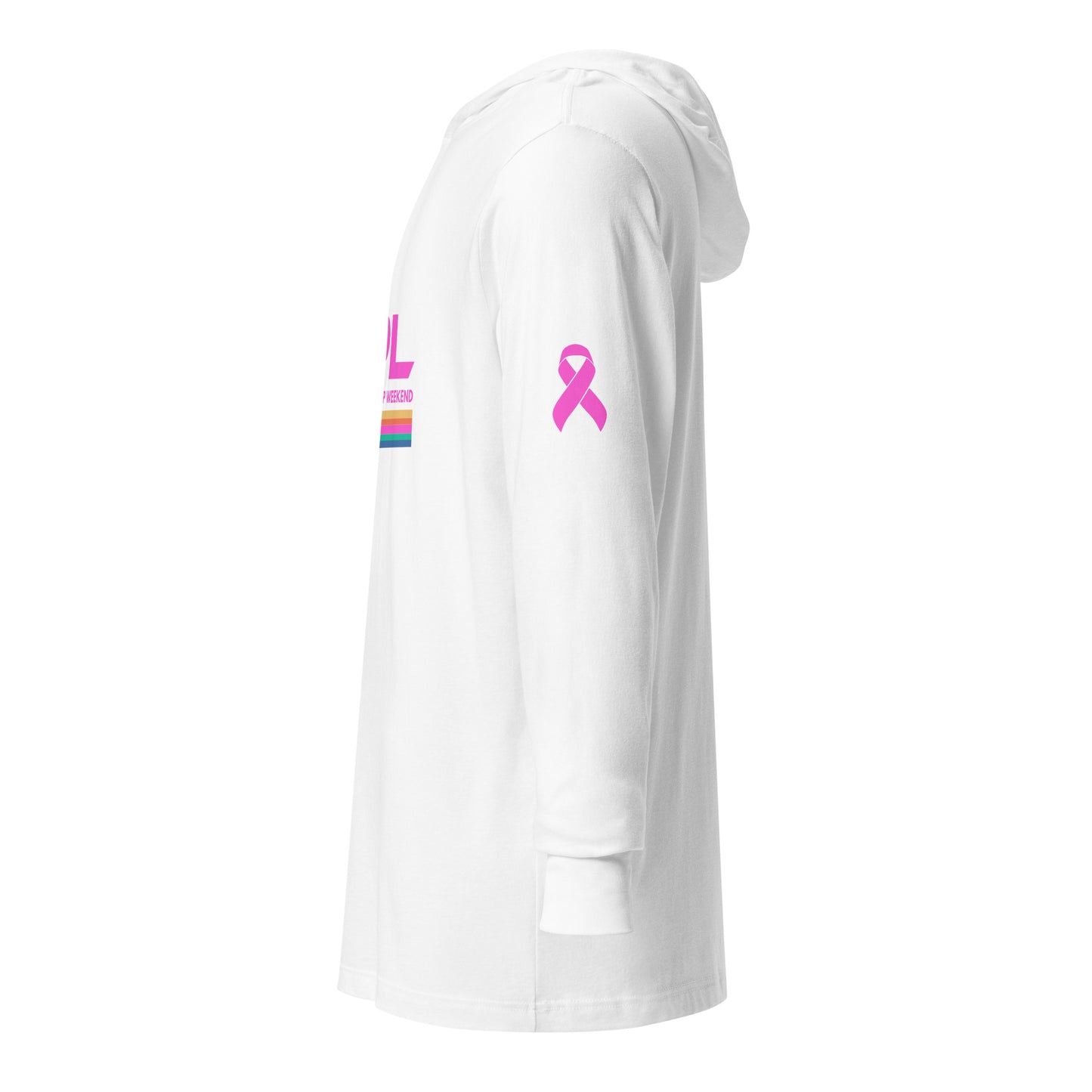 NPL Retro National Championship Weekend - Unisex Hooded long-sleeve T- customize back